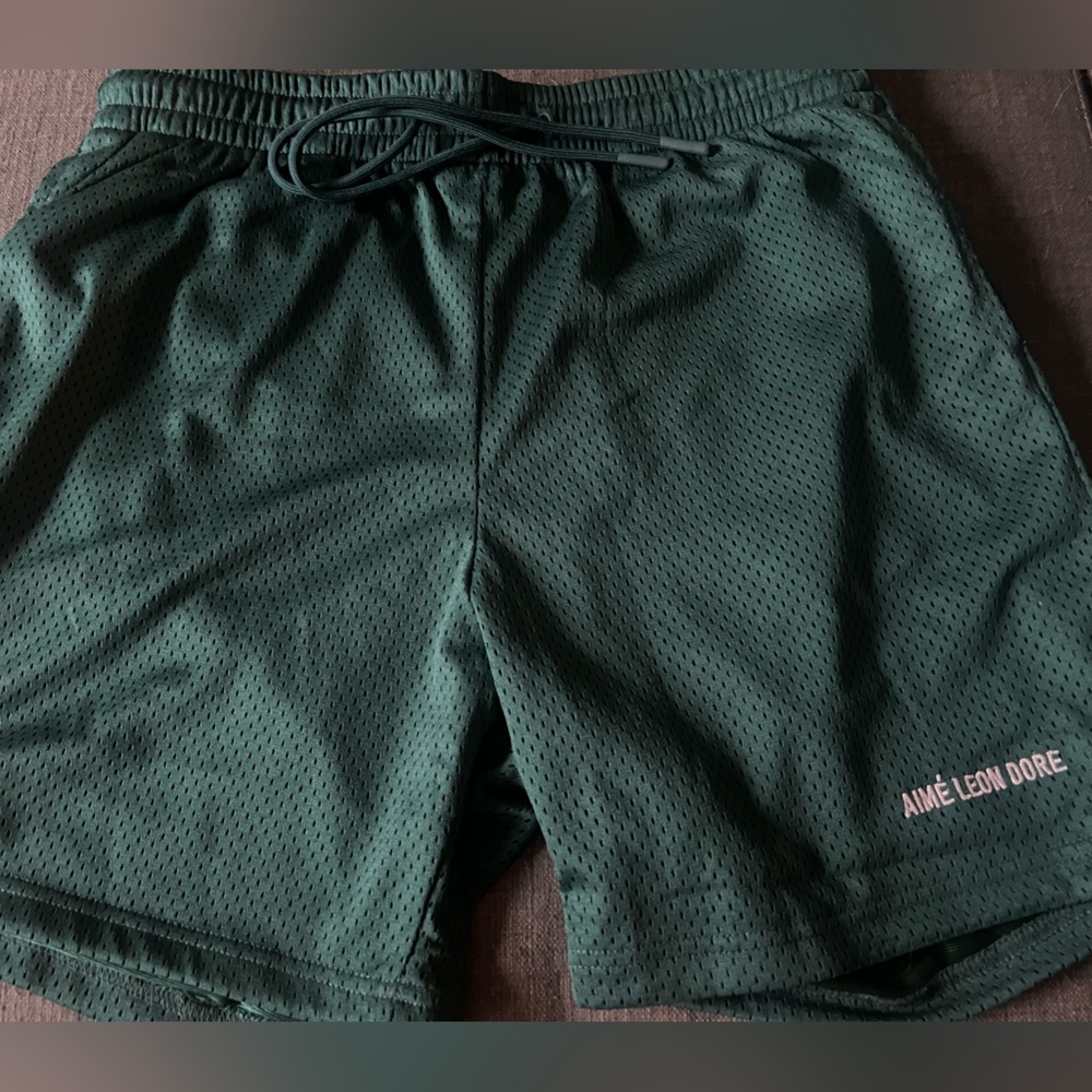 Green Aime Leon Dore Basketball Shorts